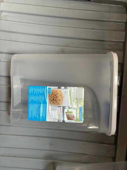 Photo of free Blue Plastic 2.5 litre food dispenser (Castle, CW8) #2