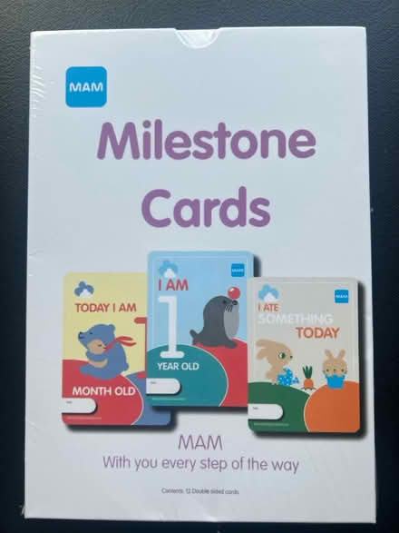 Photo of free MAM baby milestone cards (Twickenham TW2) #1