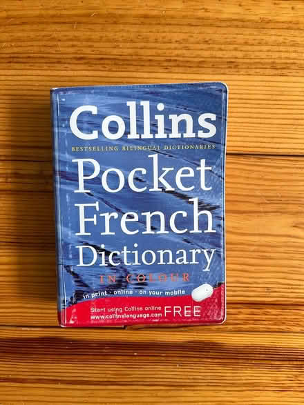Photo of free Collins Pocket French Dictionary (Poulner BH24) #1