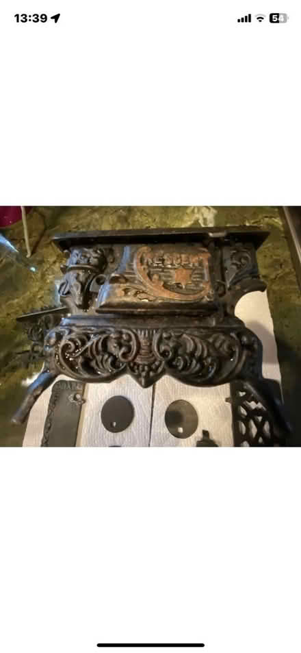 Photo of free Miniature Cast Iron Toy Stove (Fanwood) #3