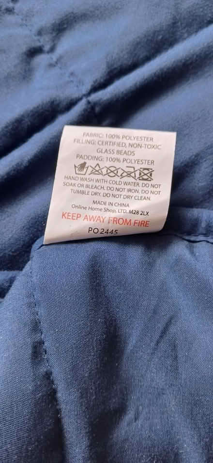 Photo of free Small weighted blanket 1.5 x 1.25 (LU5) #3