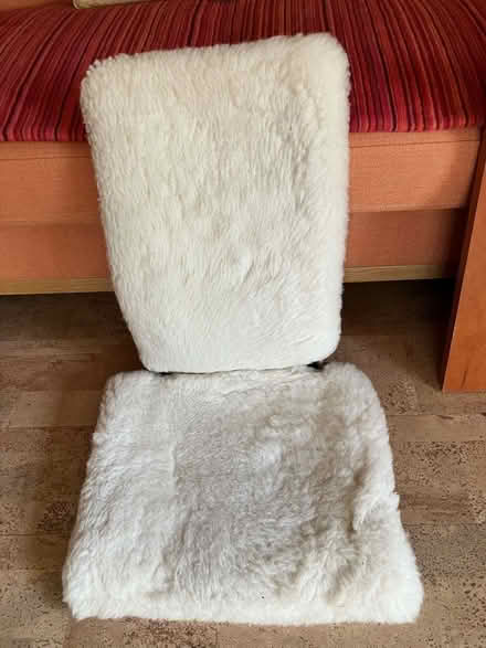 Photo of free Moulded car seat, fleece (Wargrave RG10) #1