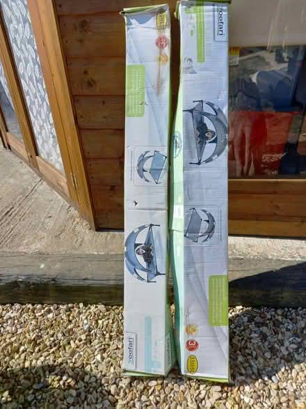 Photo of free Dog bed with sun shade x2 (Gunby NG33) #1