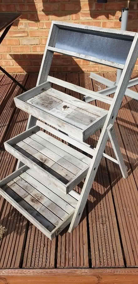 Photo of free Wooden Folding Tiered Planter (Bexleyheath DA6) #1