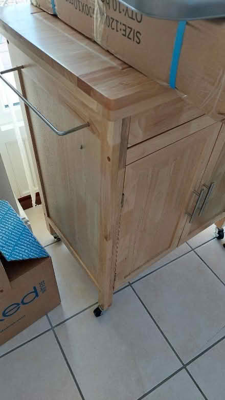 Photo of free Wheeled wooden storage unit (Swinford OX29) #2