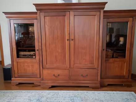 Photo of free Entertainment Ctr/Storage cabinet (eastside Geneva) #3