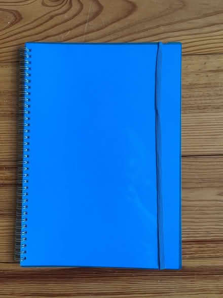 Photo of free Unused A4 lined notebook (Poulner BH24) #1