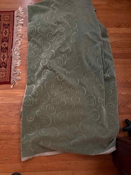 Photo of free Fabric green pattern (2200 block of Roosevelt berk) #1