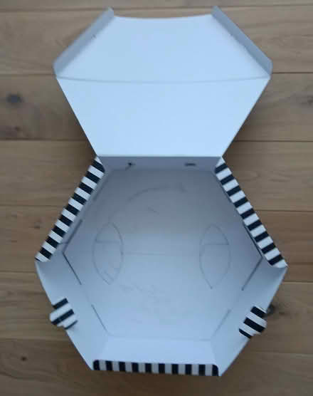 Photo of free M&S Stripy Hat Box. Cardboard. Still sturdy. (Risinghurst OX3) #3