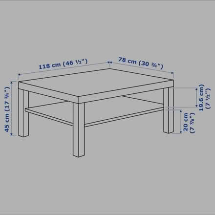 Photo of free Brand new IKEA Lack coffee table (Dun laoghaire) #3