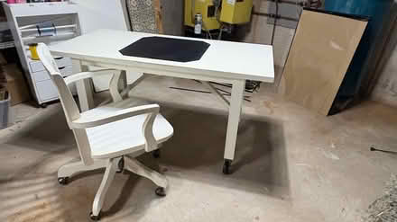 Photo of free Ballard Design Wood Desk & Chair (New Hope) #2
