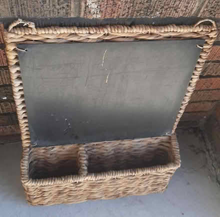 Photo of free Wicker holder with blackboard (Bloor St W & Jane St) #2