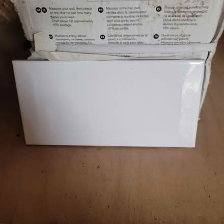 Photo of free White metro tiles approx 140 (Croxley Green WD3) #3