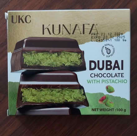 Photo of free Dubai Chocolate with pistachio (Bexley DA5) #1