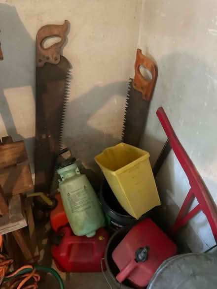 Photo of free Gas cans and large saws (Berkeley Heights) #2