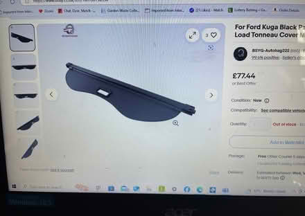 Photo of free Ford kuga mk2 parcel shelf (WV13 Willenhall) #1