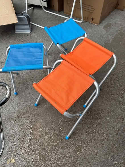 Photo of free 4 camping chairs (Elmdon Heath B91) #1