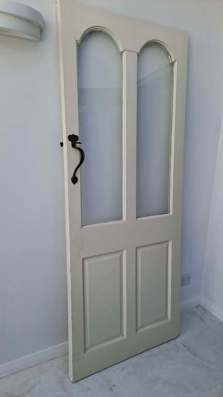 Photo of free Internal part-glazed solid wood door (Benson OX10) #1