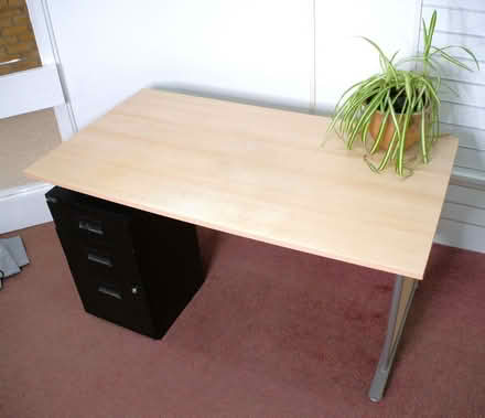 Photo of free Office desk with filing and drawer space under 147 cm wide (Burgess Hill RH15) #3