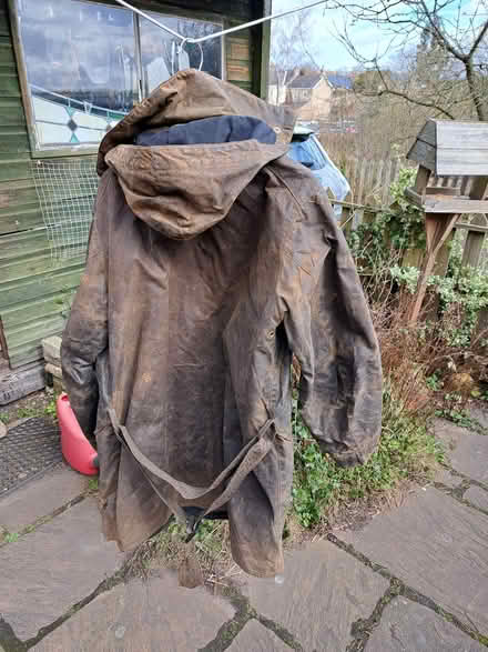 Photo of free Waxed coat with hood. Medium (Highfield NE39) #2