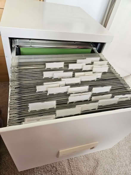 Photo of free Small White Filing Cabinet (Boldmere B73) #3