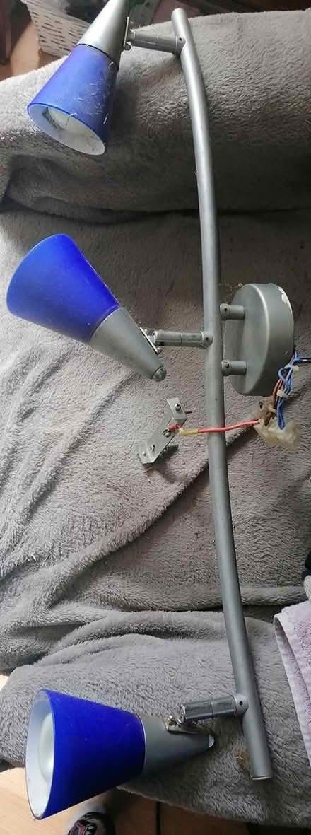 Photo of free Blue ceiling bar light (TR1) #1