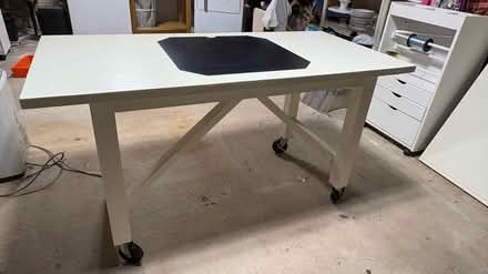 Photo of free Ballard Design Wood Desk & Chair (New Hope) #1