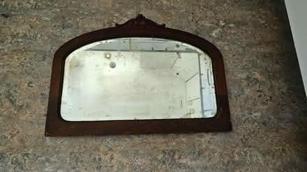 Photo of free Antique mirror w wood frame (63124, near STL Galleria) #1