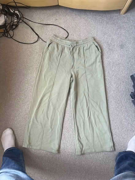 Photo of free green joggers (SK1, central stockport) #1