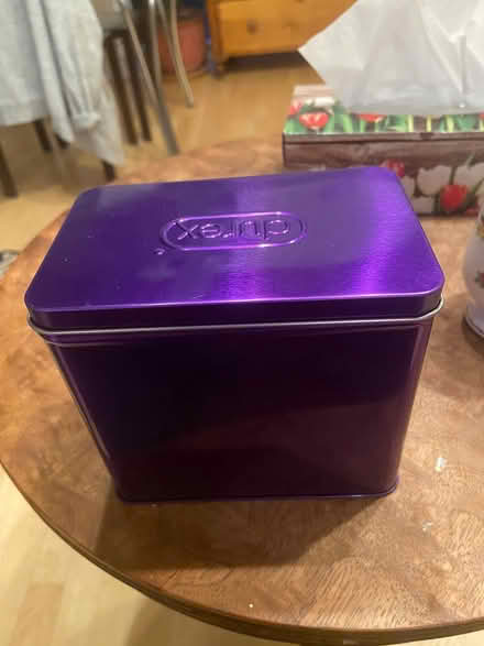 Photo of free Large tin of Durex condoms (Liberty Village) #1