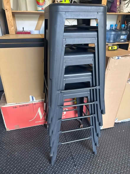 Photo of free Tolix style kitchen/bar stools (Cobham KT11) #4