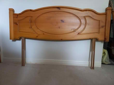 Photo of free Pine Headboard (Bathford) #1