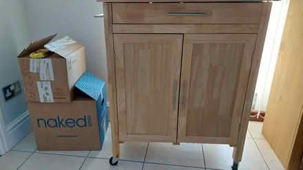 Photo of free Wheeled wooden storage unit (Swinford OX29) #1