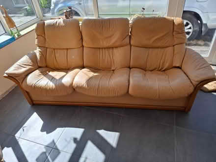 Photo of free Stressless Sofa 3 seater (Stroud, up from Playhouse) #1