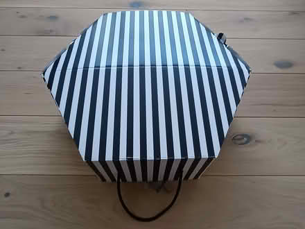 Photo of free M&S Stripy Hat Box. Cardboard. Still sturdy. (Risinghurst OX3) #1