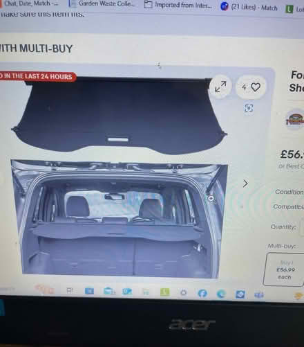 Photo of free Ford kuga mk2 parcel shelf (WV13 Willenhall) #4