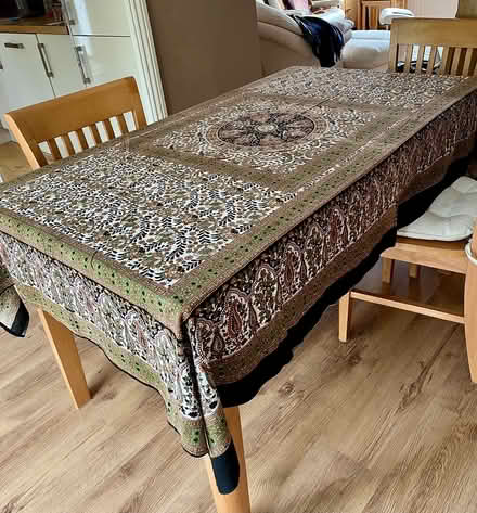 Photo of free Indian cotton tablecloth (Witney OX28) #2