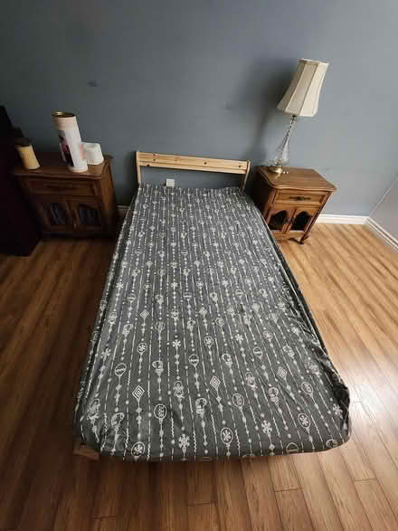 Photo of free Twin bedframe and table and chairs (pasadena) #1