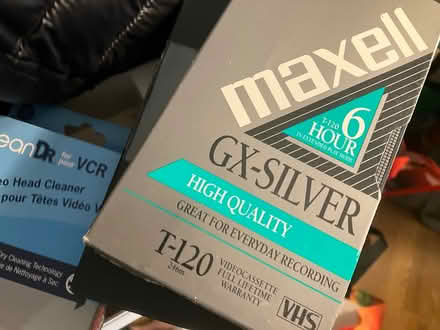 Photo of free A few VHS tapes, blank+cleaner tape (Englewood) #2