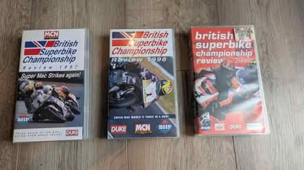 Photo of free VHS videos - motorcycle racing (Upton, Chester CH2) #1
