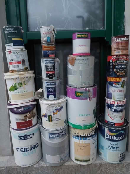 Photo of free Partially Full Paint Cans (Harts Corner Glasnevin) #1