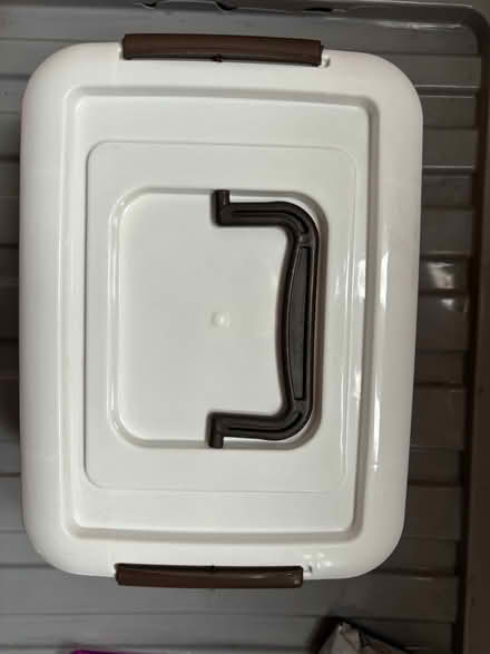 Photo of free Small red plastic storage box (Castle, CW8) #1