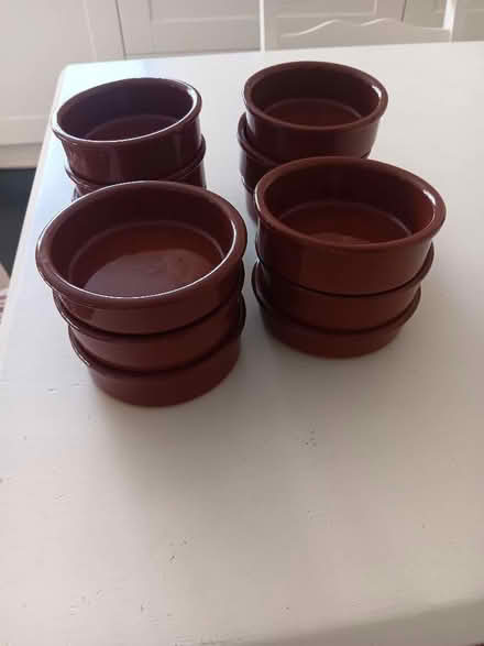 Photo of free 12 small dishes (Fords Farm RG30) #1