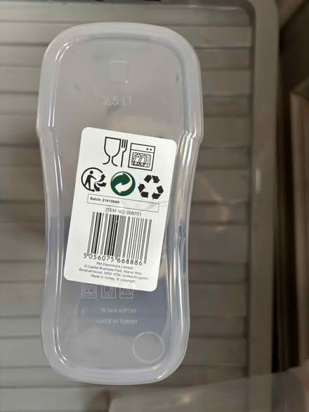 Photo of free Blue Plastic 2.5 litre food dispenser (Castle, CW8) #3