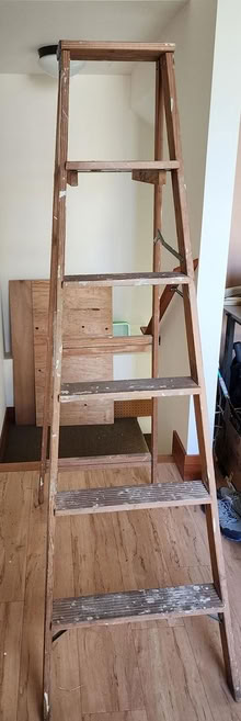Photo of free Wooden ladder (Central District/Madrona) #1
