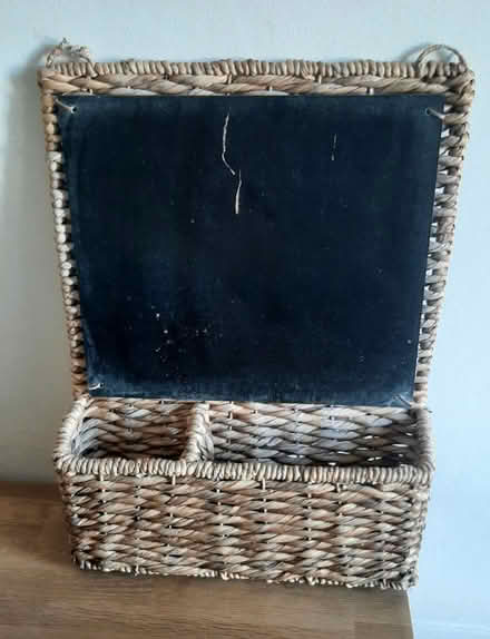 Photo of free Wicker holder with blackboard (Bloor St W & Jane St) #1