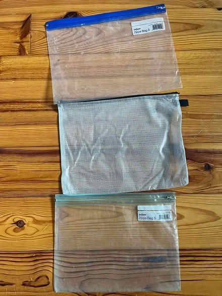 Photo of free 3 plastic zip lock A4 files (Poulner BH24) #1