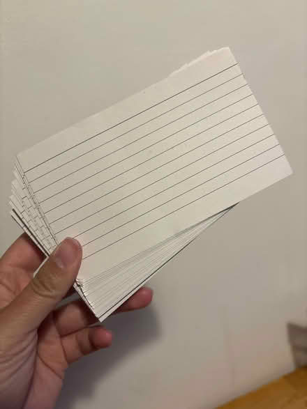 Photo of free revision cards (Peckham Rye) #1
