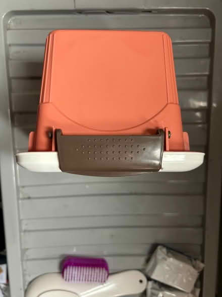 Photo of free Small red plastic storage box (Castle, CW8) #2