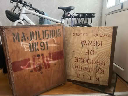 Photo of free 2 Tea chests (SE25 5) #2